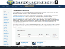 Tablet Screenshot of japanmotorauction.com